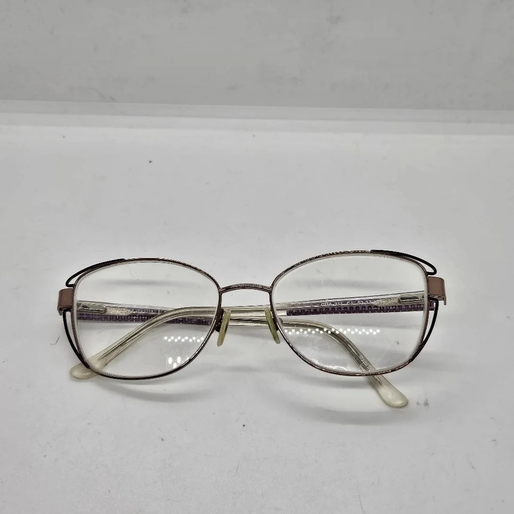 Cote d'Azur CDA-311 eyeglasses Rose Gold and Plum FOR FRAMES